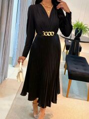 Акція на Сукня осіння жіноча SHEIN GD-00131778 XS Чорна від Rozetka