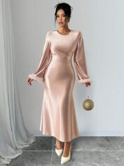 Акція на Плаття вечірнє осіннє жіноче SHEIN GD-00132098 M Світло-рожеве від Rozetka