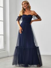 Акція на Сукня літня жіноча SHEIN GD-00120612 2XL Темно-синя від Rozetka