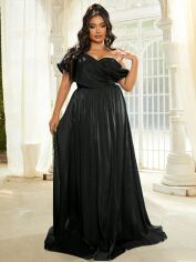 Акція на Сукня осіння жіноча SHEIN GD-00129034 2XL Чорна від Rozetka