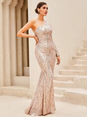 Акція на Сукня літня жіноча SHEIN GD-00124964 XS Золота від Rozetka