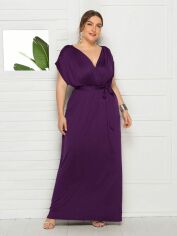 Акція на Сукня літня жіноча SHEIN GD-00154840 3XL Фіолетова від Rozetka