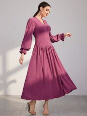Акція на Сукня літня жіноча SHEIN GD-00143532 L Темно-рожева від Rozetka