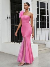 Акція на Сукня літня жіноча SHEIN GD-00149801 XS Світло-рожева від Rozetka