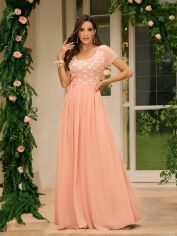 Акція на Сукня літня жіноча SHEIN GD-00120693 XS Світло-рожева від Rozetka