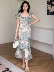 Акція на Сукня літня жіноча SHEIN GD-00150446 XL Різнокольорова від Rozetka