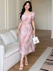 Акція на Сукня літня жіноча SHEIN GD-00144369 L Світло-рожева від Rozetka