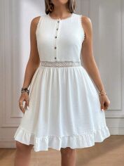 Акція на Сукня літня жіноча SHEIN GD-00137523 XL Біла від Rozetka
