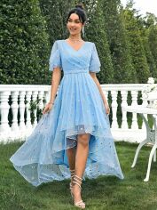 Акція на Сукня літня жіноча SHEIN GD-00144431 L Блакитна від Rozetka