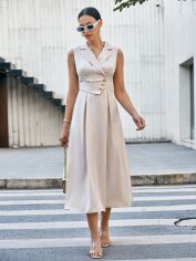 Акція на Сукня літня жіноча SHEIN GD-00146614 M Айворі від Rozetka