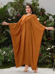 Акція на Сукня літня жіноча SHEIN GD-00146671 M Коричнева від Rozetka