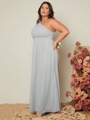 Акція на Сукня літня жіноча SHEIN GD-00125112 3XL Світло-сіра від Rozetka