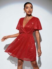 Акція на Сукня літня жіноча SHEIN GD-00143820 L Червона від Rozetka