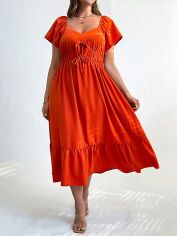 Акція на Сукня літня жіноча SHEIN GD-00136015 XL Теракотове від Rozetka