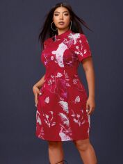 Акція на Сукня літня жіноча SHEIN GD-00138362 2XL Алое від Rozetka