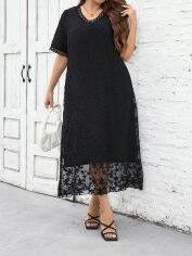 Акція на Сукня літня жіноча SHEIN GD-00118259 XL Чорна від Rozetka