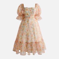 Акція на Сукня літня жіноча SHEIN GD-00137392 2XL Різнокольорова від Rozetka