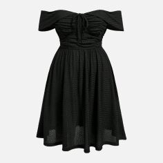 Акція на Сукня літня жіноча SHEIN GD-00135894 XL Чорна від Rozetka