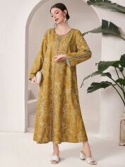 Акція на Сукня літня жіноча SHEIN GD-00143480 L Пісочна від Rozetka