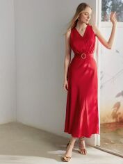 Акція на Сукня літня жіноча SHEIN GD-00143786 L Червона від Rozetka