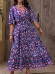 Акція на Сукня літня жіноча SHEIN GD-00135862 XL Різнокольорова від Rozetka