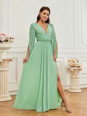 Акція на Сукня літня жіноча SHEIN GD-00125088 M Світло-зелена від Rozetka