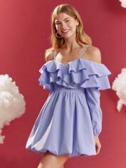 Акція на Сукня літня жіноча SHEIN GD-00108798 S Бузкова від Rozetka