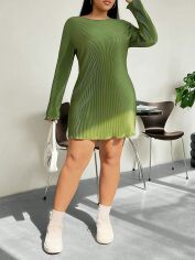 Акція на Сукня літня жіноча SHEIN GD-00151423 US 24/26 Світло-зелена від Rozetka