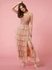 Акція на Сукня літня жіноча SHEIN GD-00144661 L Бежева від Rozetka