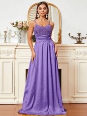 Акція на Сукня літня жіноча SHEIN GD-00124970 L Світло-фіолетова від Rozetka