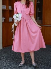 Акція на Сукня літня жіноча SHEIN GD-00144726 L Світло-рожева від Rozetka