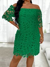 Акція на Сукня літня жіноча SHEIN GD-00125464 XL Зелена від Rozetka