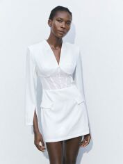 Акція на Сукня осіння жіноча SHEIN GD-00131251 XS Біла від Rozetka