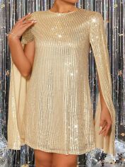 Акція на Сукня літня жіноча SHEIN GD-00135789 XL Світло-бежева від Rozetka