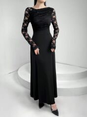 Акція на Сукня літня жіноча SHEIN GD-00125278 S Чорна від Rozetka