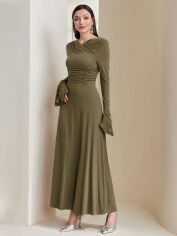 Акція на Сукня осіння жіноча SHEIN GD-00130732 M Хакі від Rozetka