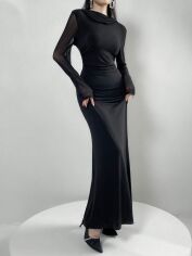 Акція на Сукня осіння жіноча SHEIN GD-00146677 M Чорна від Rozetka