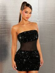 Акція на Сукня літня жіноча SHEIN GD-00133739 L Чорна від Rozetka
