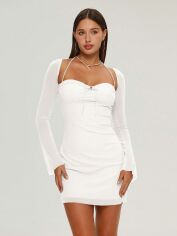 Акція на Сукня осіння жіноча SHEIN GD-00155519 S Біла від Rozetka