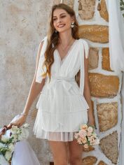 Акція на Сукня жіноча SHEIN GD-00125267 L Біла від Rozetka