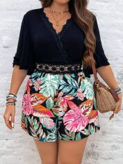 Акція на Комбінезон жіночий SHEIN GD-00137607 XL Різнокольоровий від Rozetka