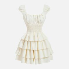 Акція на Комбінезон жіночий SHEIN GD-00114840 S Молочний від Rozetka