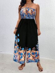 Акція на Комбінезон жіночий SHEIN GD-00135879 XL Чорний від Rozetka