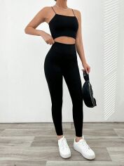 Акція на Костюм жіночий SHEIN GD-00143745 XL Чорний від Rozetka