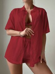 Акція на Костюм жіночий SHEIN GD-00151150 S Червоний від Rozetka