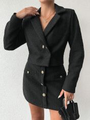 Акція на Костюм жіночий SHEIN GD-00125156 L Чорний від Rozetka