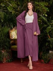 Акція на Костюм жіночий SHEIN GD-00124298 XL Світло-вишневий від Rozetka