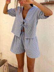Акція на Костюм жіночий SHEIN GD-00155356 S Блакитний від Rozetka