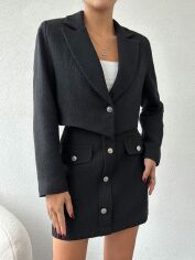 Акція на Костюм жіночий SHEIN GD-00125210 L Чорний від Rozetka