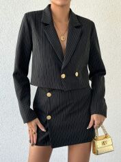 Акція на Костюм жіночий SHEIN GD-00101119 S Чорний від Rozetka